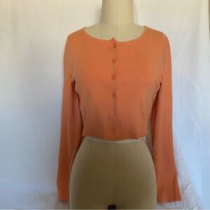 Aritzia Sunday Best Orange ‘Izzy’ Cardigan
